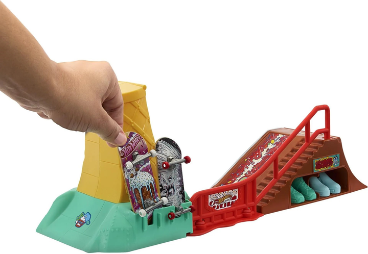 Скейтборд іграшковий Mattel Hot Wheels Skate Dessert Skatepark HXK91 (0194735232444) - зображення 5