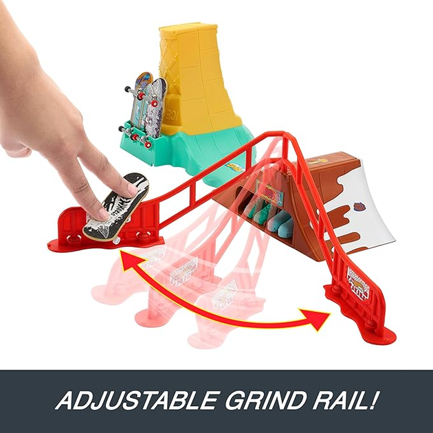 Скейтборд іграшковий Mattel Hot Wheels Skate Dessert Skatepark HXK91 (0194735232444) - зображення 9