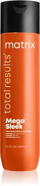 Шампунь для гладкості волосся Matrix Total Results Mega Sleek Shampoo 300 мл - Фото 2 Шампунь для гладкості волосся Matrix Total Results Mega Sleek Shampoo 300 мл - зображення 2
