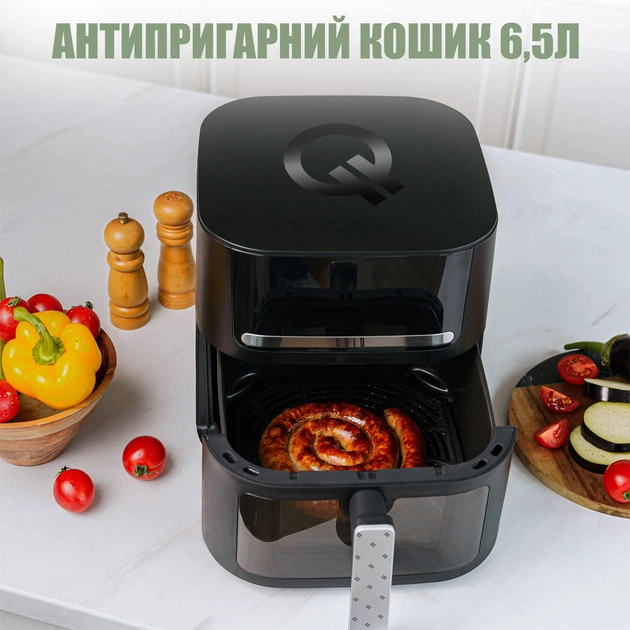 Мультипіч QUIN Air Fryer YJ-6505ADV – фото, відгуки Мультипіч QUIN Air Fryer YJ-6505ADV – фото, відгуки