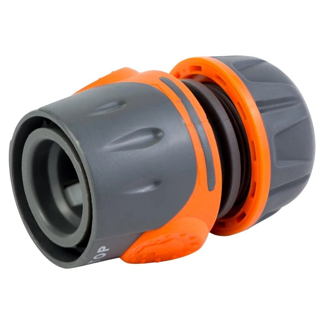 Конектор FLORA 1/2" швидкознімний для шланга 1/2" аквастоп (ABS+TPR) (5015494) - зображення 4