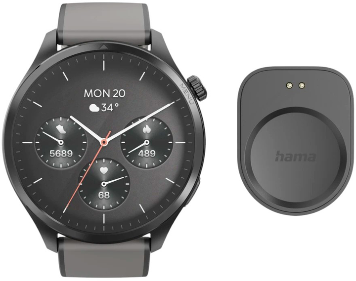 Smartwatch Hama Smartwatch 9000 Grey (4047443530066) - obraz 10