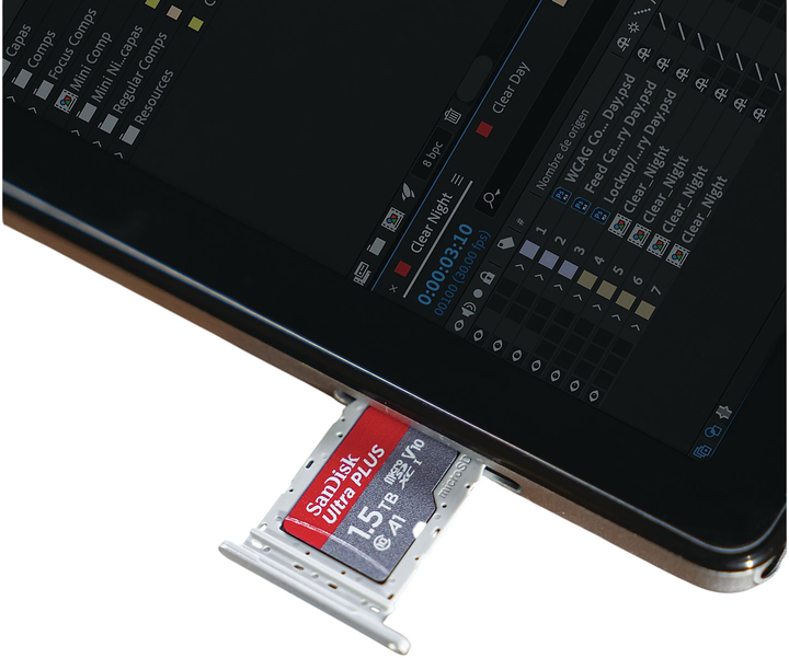 Карта памяти SanDisk Ultra PLUS microSDXC 1.5TB V10 UHS-I + SD Adapter (0619659203535) - изображение 4