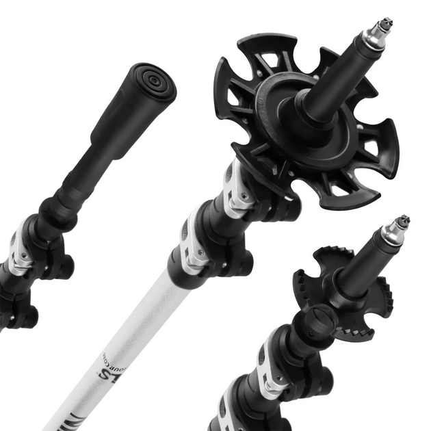 Kijki trekkingowe Nils aluminiowe aerodynamiczne 6061 & 7075 (TK8602) (5907695557756) - obraz 6