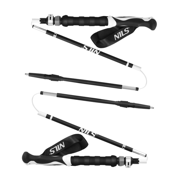 Kijki trekkingowe Nils aluminiowe składane 7075 (TK8603) (5907695557770) - obraz 5