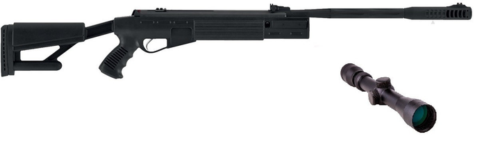 Пневматична гвинтівка Hatsan AirTact з газовою пружиною + приціл 3-9 × 40 Sniper AR - изображение 1