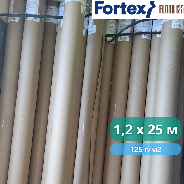 Картон малярный, защитный Fortex Floor 125 1,2х25 м, 30 м2, 125 г/м2 - изображение 6