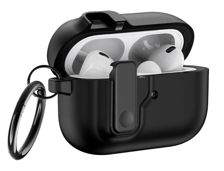 Чехол Primo Secure Case для наушников AirPods 4 - Black - Фото 2 Чехол Primo Secure Case для наушников AirPods 4 - Black - изображение 2