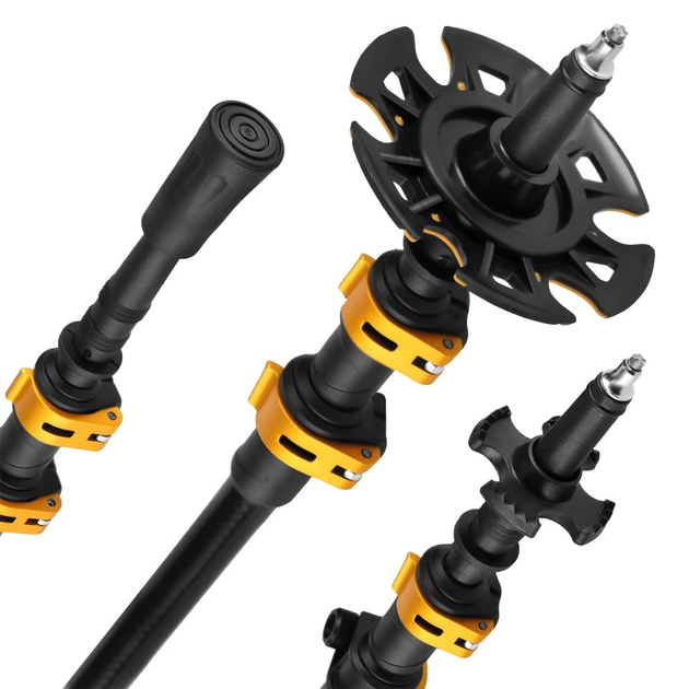 Kijki trekkingowe Nils aluminiowe składane 7075 (TK8605) (5907695557817) - obraz 6
