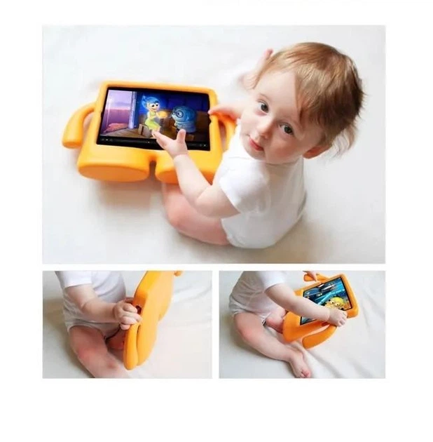 Противоударный детский чехол STR EVA для Apple iPad 11" 2025 (A16) человечек с ручками Yellow - Фото 7 Противоударный детский чехол STR EVA для Apple iPad 11" 2025 (A16) человечек с ручками Yellow - изображение 7