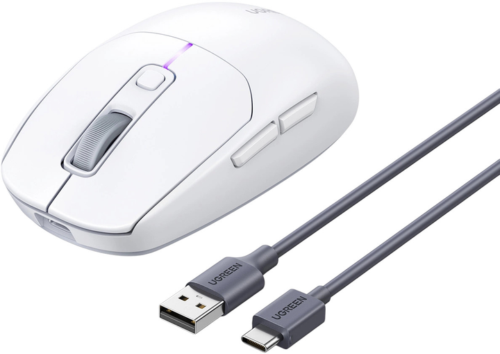 Mysz Ugreen MU103 Ergonomic Wireless White (AT6941876216291) - obraz 3