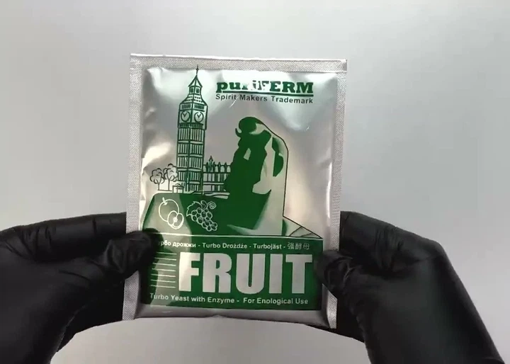 Фруктові спиртові дріжджі Puriferm Fruit Turbo 50 г - зображення 2
