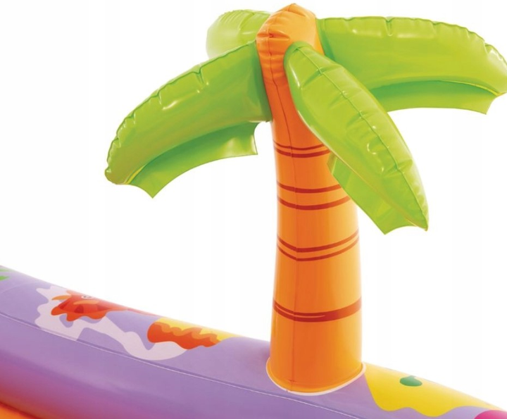 Wodny plac zabaw Intex Dino Park z dmuchaną zjeżdżalnią 56139 201 x 157 x 69 cm (6941057428628) - obraz 10
