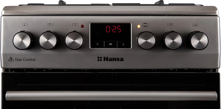 Плита Hansa FCMS582254 комби, 65л, 50x60см, дисплей, конвекция, чугун, нерж - изображение 11
