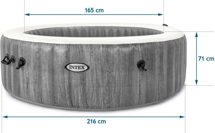 Надувне джакузі-басейн Intex WIFI 216 x 71 см 6-місне 28442 (6941057418247) - зображення 5
