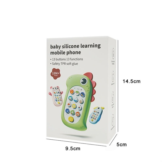 Телефончик ToyCloud Мишка, 13 кнопок HLX201-3A - изображение 9