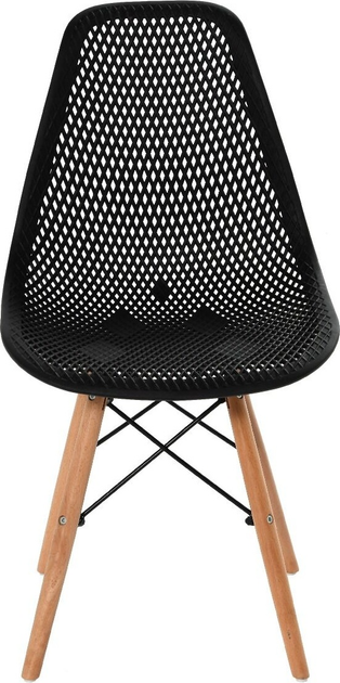 Стілець для кухні та вітальні OTE Hugo 46 x 54 x 82 см Чорний (5908221407620) - зображення 6