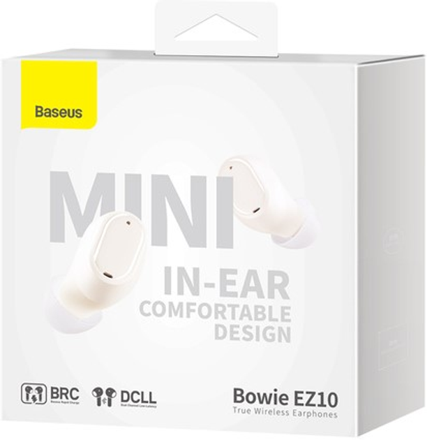 Навушники Baseus Bowie EZ10 White (A00054300226-Z1) - зображення 7