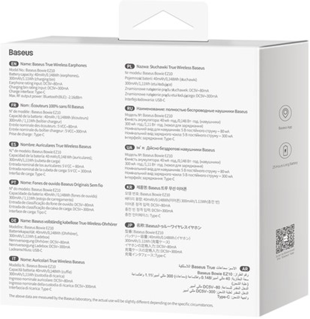 Навушники Baseus Bowie EZ10 White (A00054300226-Z1) - зображення 8
