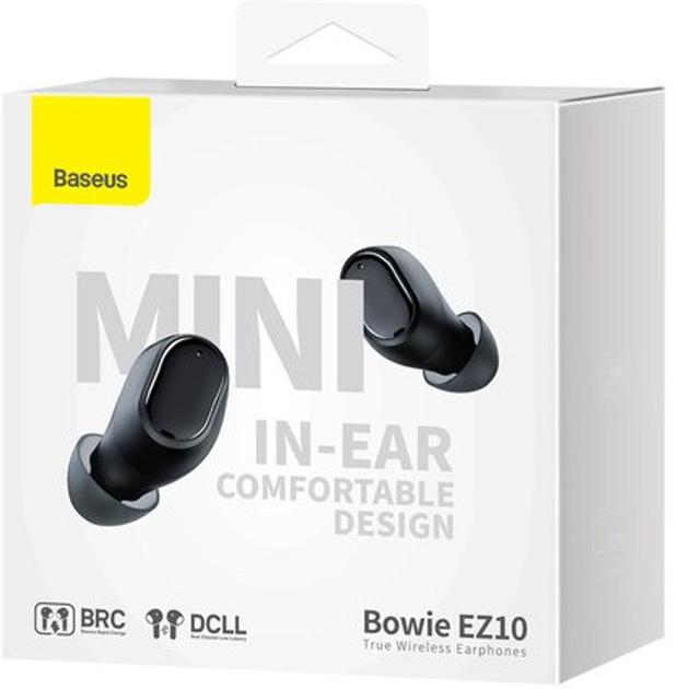 Słuchawki Baseus Bowie EZ10 Black (A00054300116-Z1) - obraz 7
