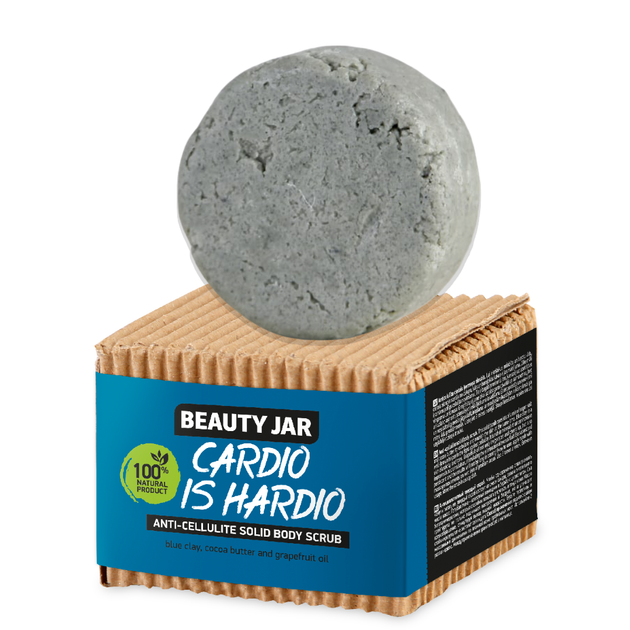 Твердий скраб Beauty Jar антицелюлітний для тіла Cardio Is Hardio 100 г - Фото 1 Твердий скраб Beauty Jar антицелюлітний для тіла Cardio Is Hardio 100 г - зображення 1