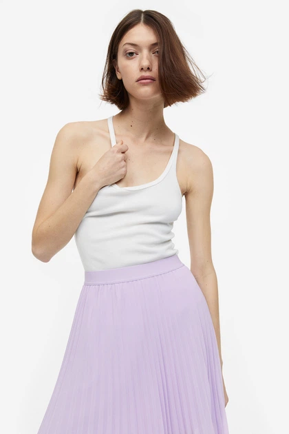 Спідниця H&M XS світло бузковий 20031158202 - зображення 2