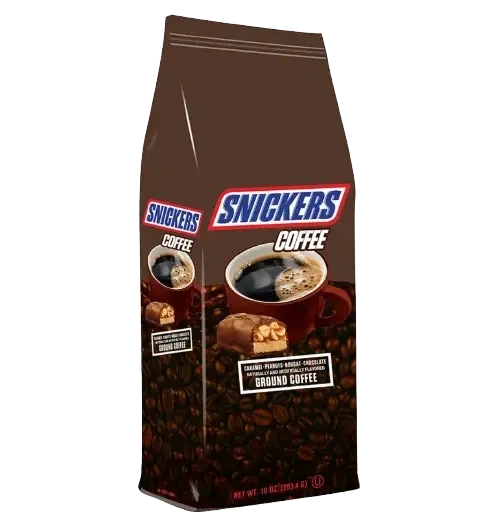 Молотый кофе со вкусом батончика сникерс Snickers Coffee 283г. - изображение 2