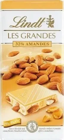 Шоколад белый с миндалем Lindt Les Grandes Mandel 150 гр - Фото 5 Шоколад белый с миндалем Lindt Les Grandes Mandel 150 гр - изображение 5