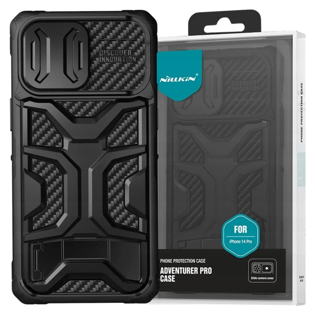 Панель Nillkin Adventurer Pro Case для Apple iPhone 14 Pro Black (6902048254497) - зображення 5