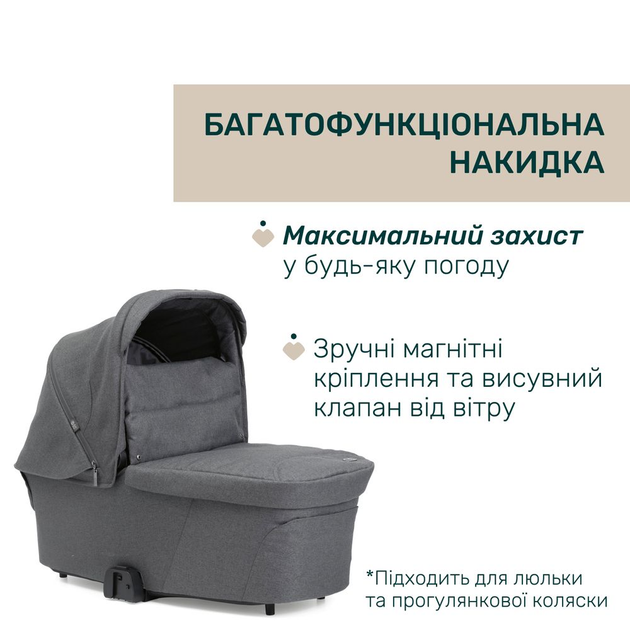 Коляска 2 в 1 Chicco Bellagio Темно-сіра (87136.45.01) - зображення 7