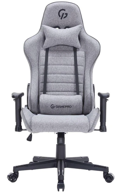 Игровое кресло GamePro GC575FB Gray Fabric (GC575FG) - изображение 3