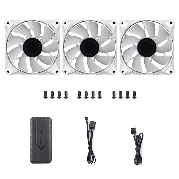Комплект вентиляторов Darkflash INF8 PRO 3IN1 white (INF8 PRO 3IN1 white) - изображение 2