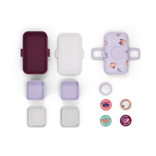 Ланч-бокс Monbento Tresor Graphic Owl (3760367952318) - зображення 6