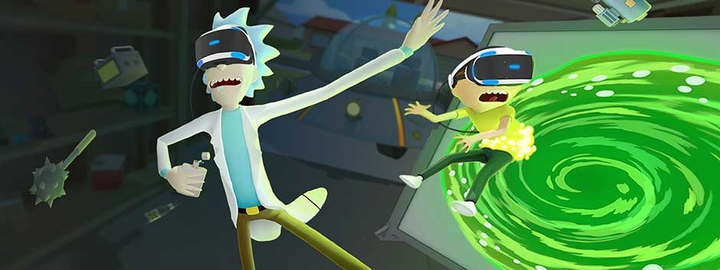 Gra PS4 Rick and Morty Virtual Rick-Ality PSVR (Blu-ray płyta) (5060146465403) - obraz 3
