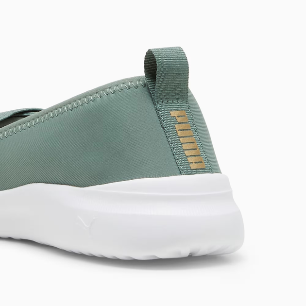 Женские слипоны Puma Adelina 36962129 37 (4UK) 23 см Eucalyptus/Gold/White (4099686091095) - изображение 6