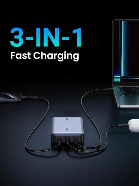Внешний аккумулятор UGREEN 20000mAh 100W Two-way Fast Charging Power Bank - изображение 5