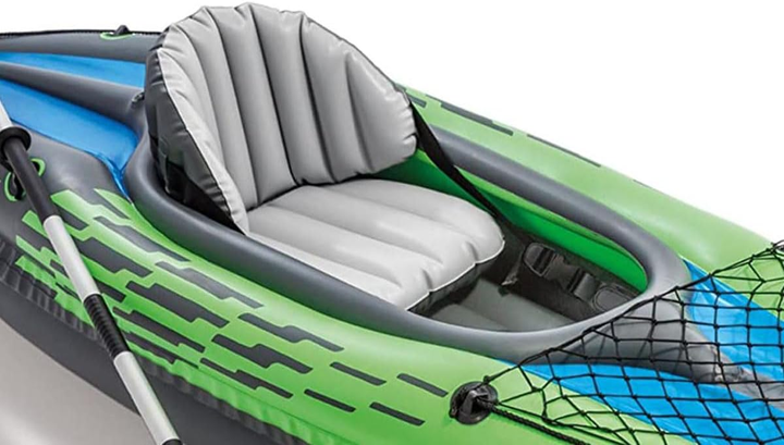 Каяк надувний двомісний Intex Challenger K2 351 x 76 x 38 см 68306 Зелений (6941057463063) - зображення 4