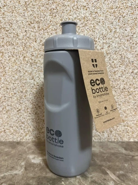 Пляшка для води SmartShake EcoBottle Squeeze 500 мл Gray (11450701) - Фото 10 Пляшка для води SmartShake EcoBottle Squeeze 500 мл Gray (11450701) - зображення 10
