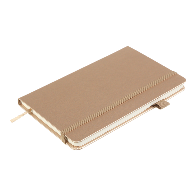 Книга записна Buromax Etalon 125*195мм 96 аркушів у клітинку обкладинка штучна шкіра Золота (BM.291160-23) - зображення 3