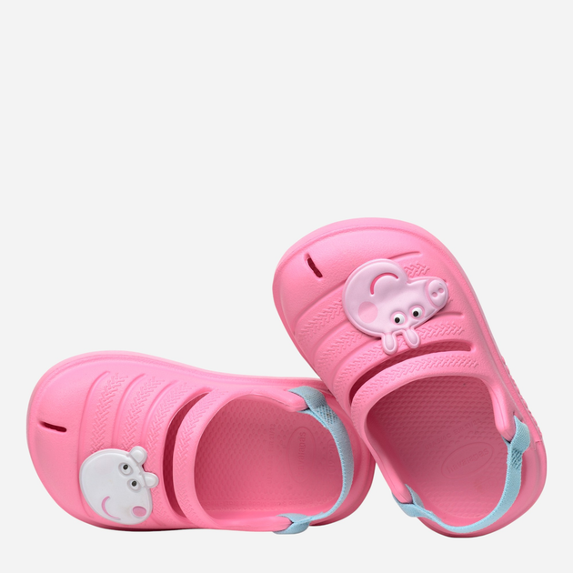 Дитячі крокси-сабо для дівчинки Havaianas 4148462.1749 25-26 (23-24BR) Рожеві (7909843640011) - зображення 4