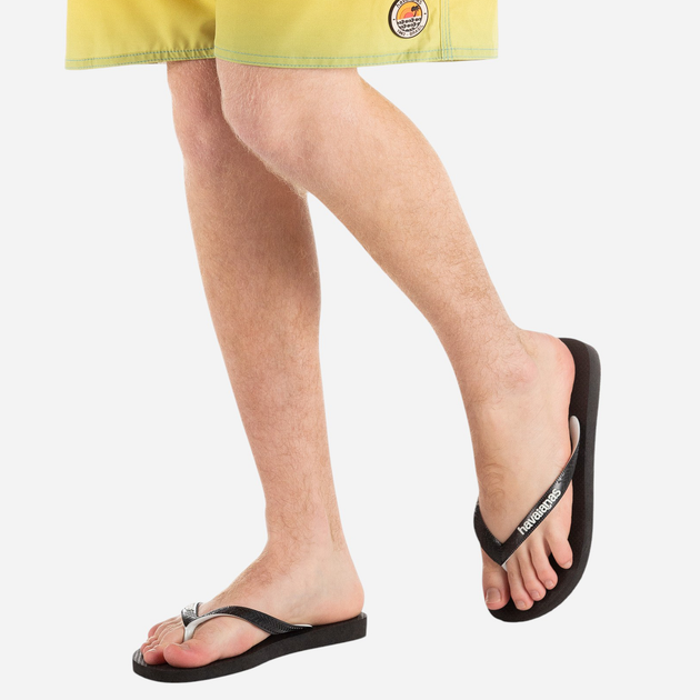 Чоловічі в'єтнамки для пляжу Havaianas 4115549.1069 43-44 (41-42BR) Чорні (7893249404929) - зображення 3