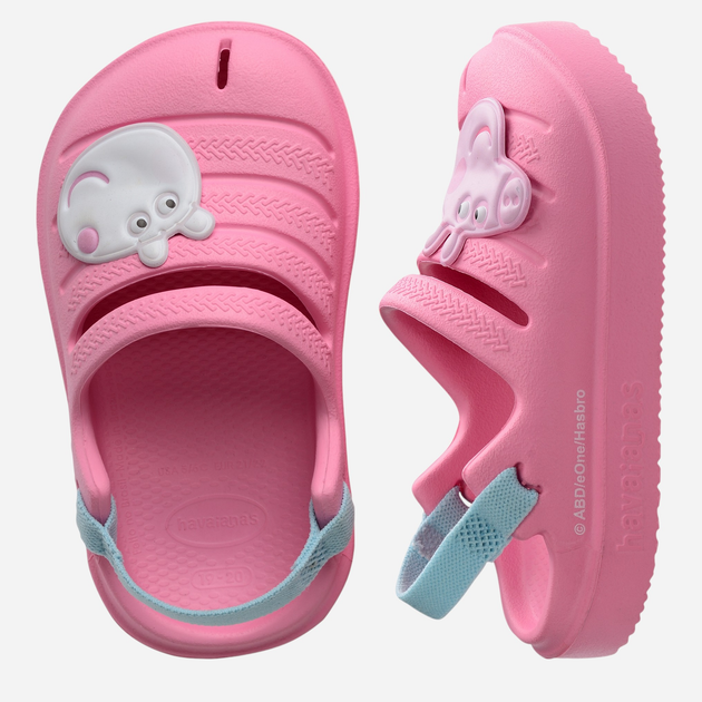 Дитячі крокси-сабо для дівчинки Havaianas 4148462.1749 27-28 (25-26BR) Рожеві (7909843640028) - зображення 5
