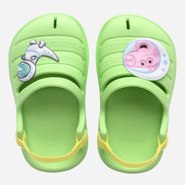Дитячі крокси-сабо для хлопчика Havaianas 4148462.1822 25-26 (23-24BR) Салатові (7909843640066) - зображення 6