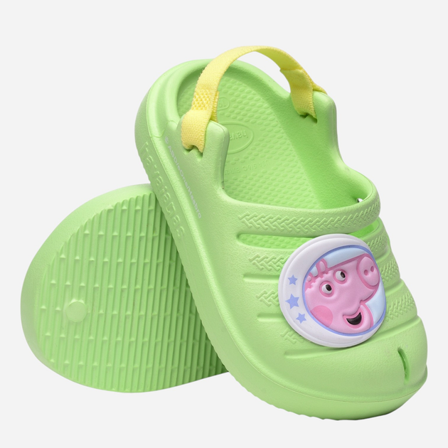 Дитячі крокси-сабо для хлопчика Havaianas 4148462.1822 25-26 (23-24BR) Салатові (7909843640066) - зображення 7