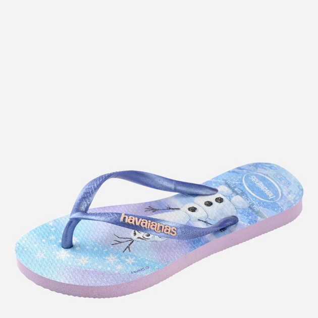 Klapki japonki dziecięce dla dziewczynki Havaianas 4123328.0397 33-34 (31-32BR) Fioletowe (7909989437797) - obraz 3