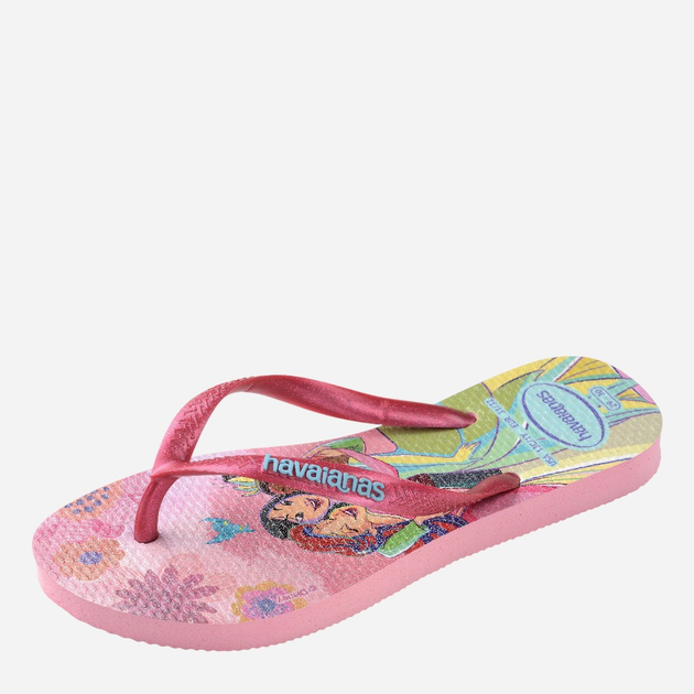 Klapki japonki dziecięce dla dziewczynki Havaianas 4123328.9321 37-38 (35-36BR) Różowe (7909989438022) - obraz 3