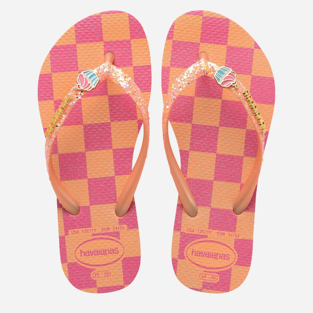 Klapki japonki dziecięce dla dziewczynki Havaianas 4146976.0027 31-32 (29-30BR) Brzoskwiniowe (7909989411971) - obraz 4