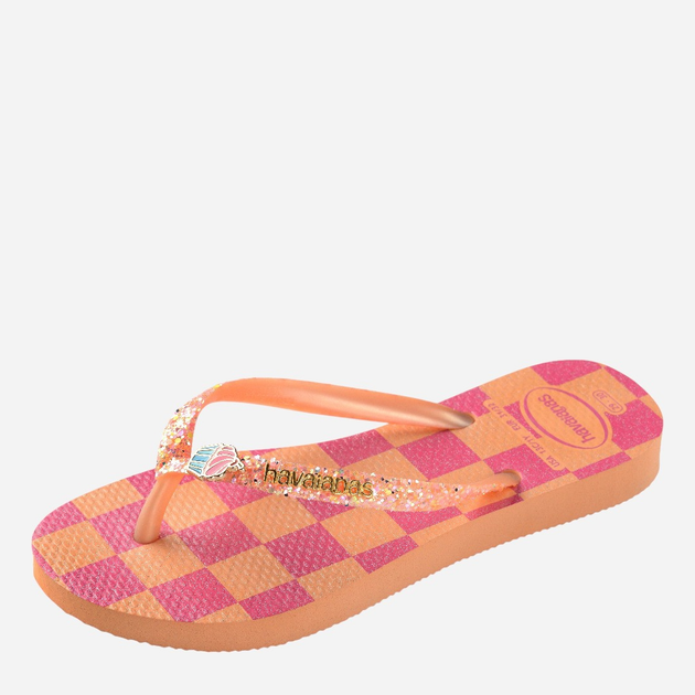 Klapki japonki dziecięce dla dziewczynki Havaianas 4146976.0027 37-38 (35-36BR) Brzoskwiniowe (7909989412008) - obraz 3