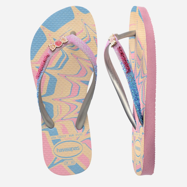 Дитячі в'єтнамки для дівчинки Havaianas 4146976.9321 29-30 (27-28BR) Рожеві (7909989412039) - зображення 4