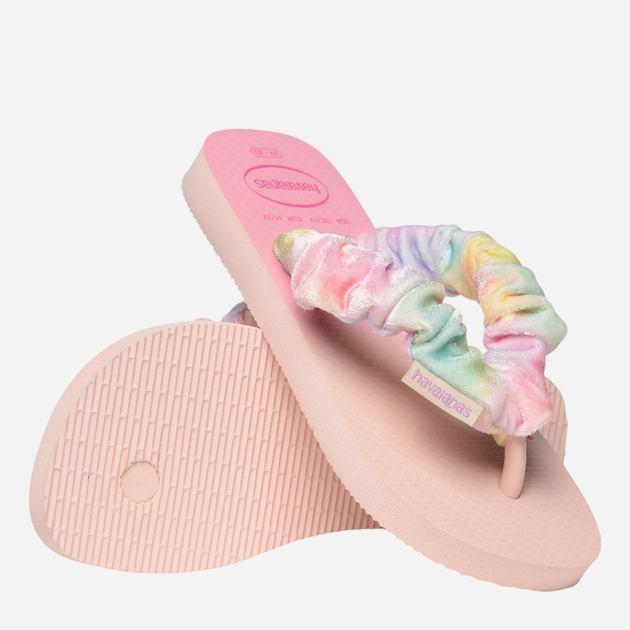 Klapki japonki dziecięce dla dziewczynki Havaianas 4149941.0076 29-30 (27-28BR) Jasnoróżowe (7909989810323) - obraz 6